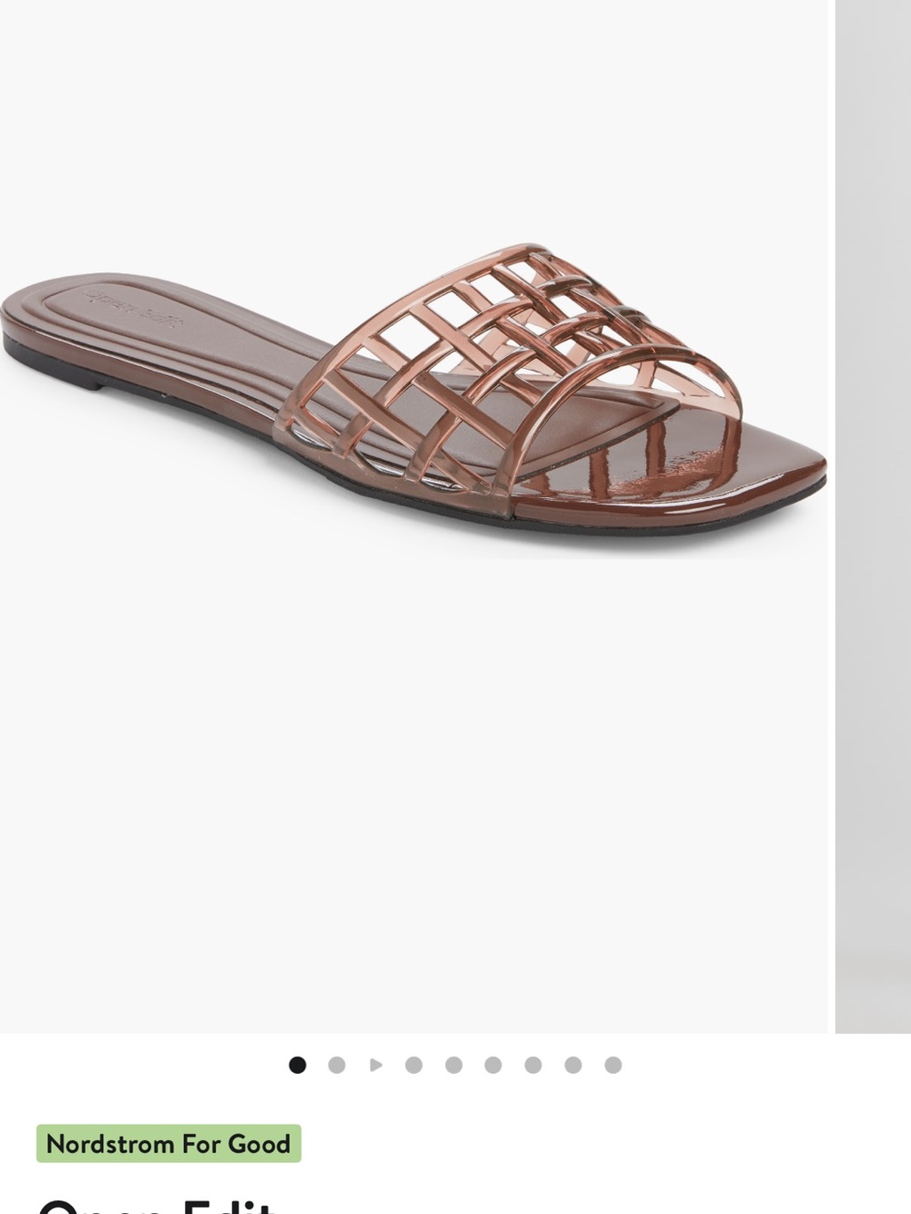 Open Edit Jelly Sandal